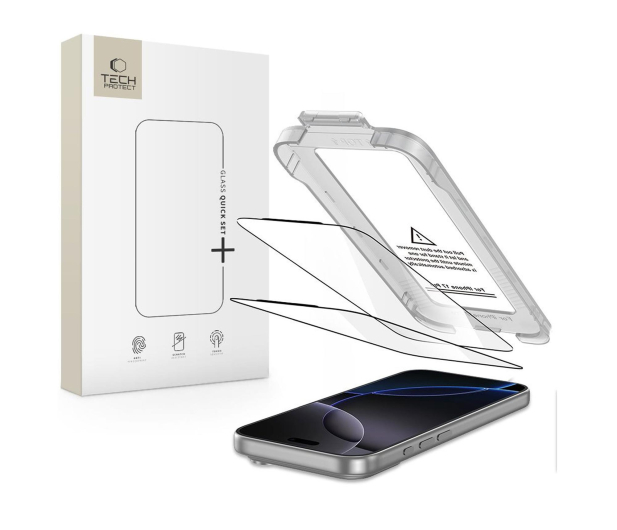 TECH-PROTECT Quick Set+ 2-Pack do Iphone 17 Pro Black 5906302319350 - 1359624 - zdjęcie
